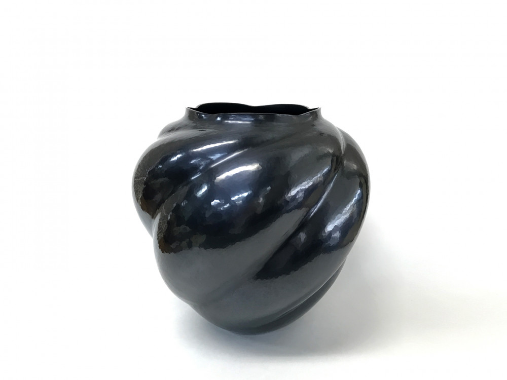 Koichi Io shakudo whirl vase