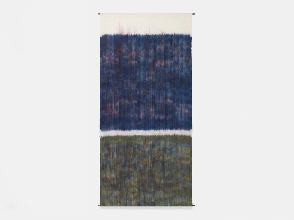 Bluegreen Ikat hanging 01