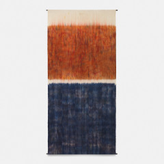 Orangeblue Ikat hanging 01