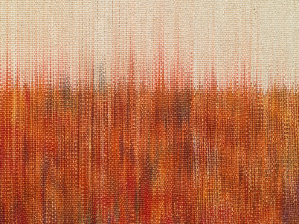 Orangeblue Ikat hanging 02